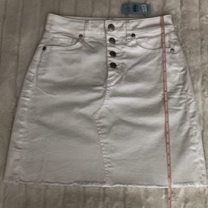 NWT Loft High Waist Denim Mini Skirt